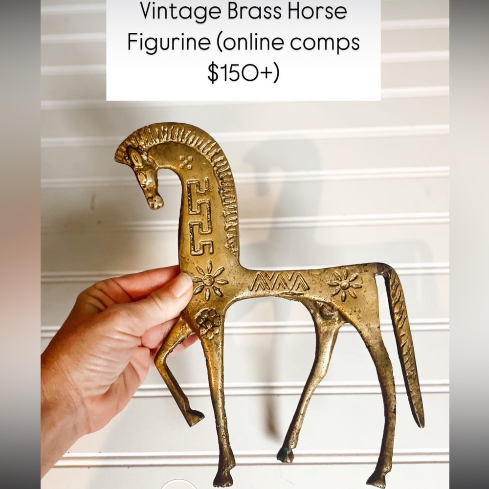 Gold Decorative Horse Wall Art